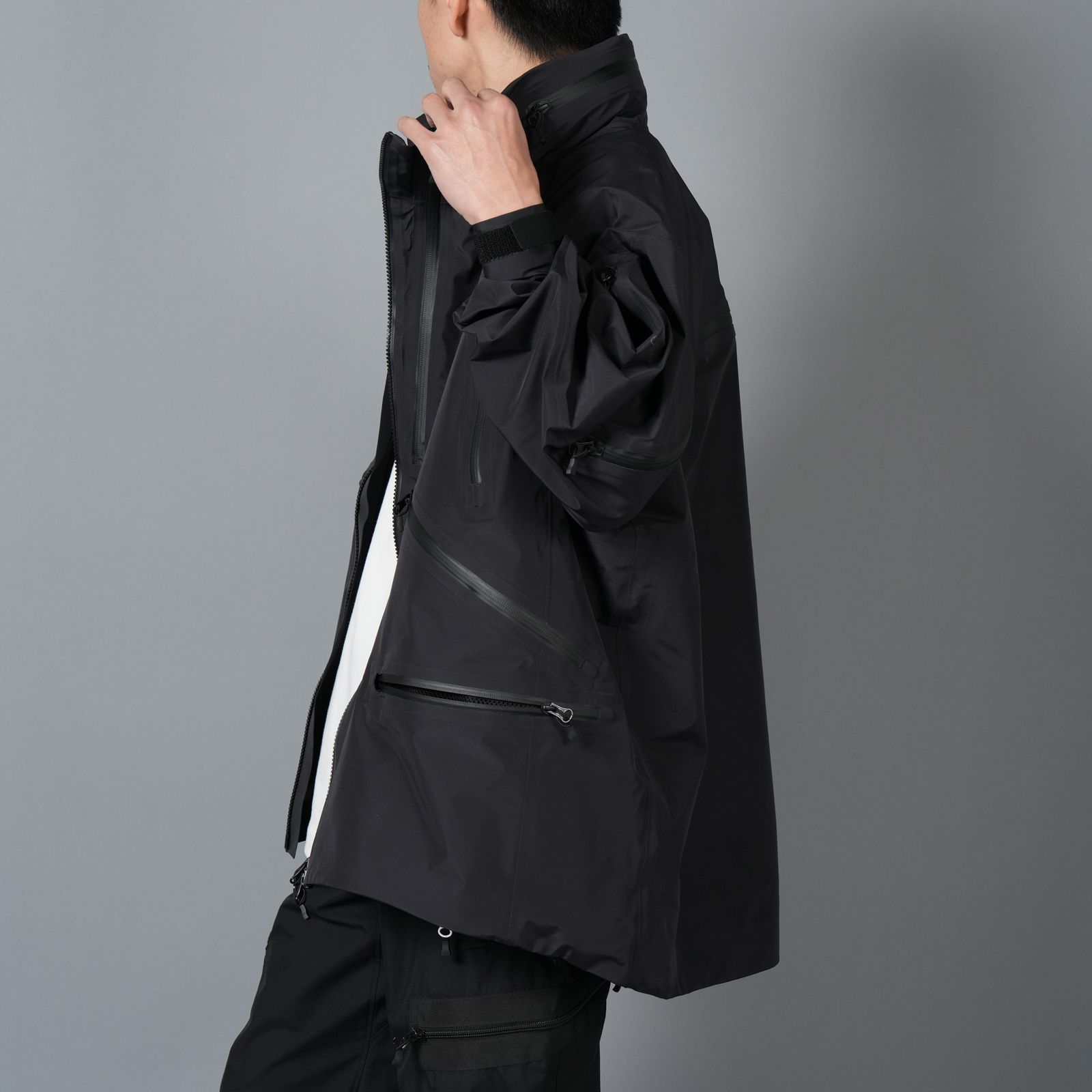 【ラスト1点】【限定】GORE-TEX PRODUCTS / 40DY / CK 3L  SHELL / ゴアテックス  スリーレイヤー / ナイロンジャケット[防水・防風] (ブラック)