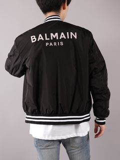 【ラスト1点】BH1 NYLON BOMBER JACKET / ボンバージャケット (ナイロンブルゾン) / ブラック / 定番商品 / メンズ