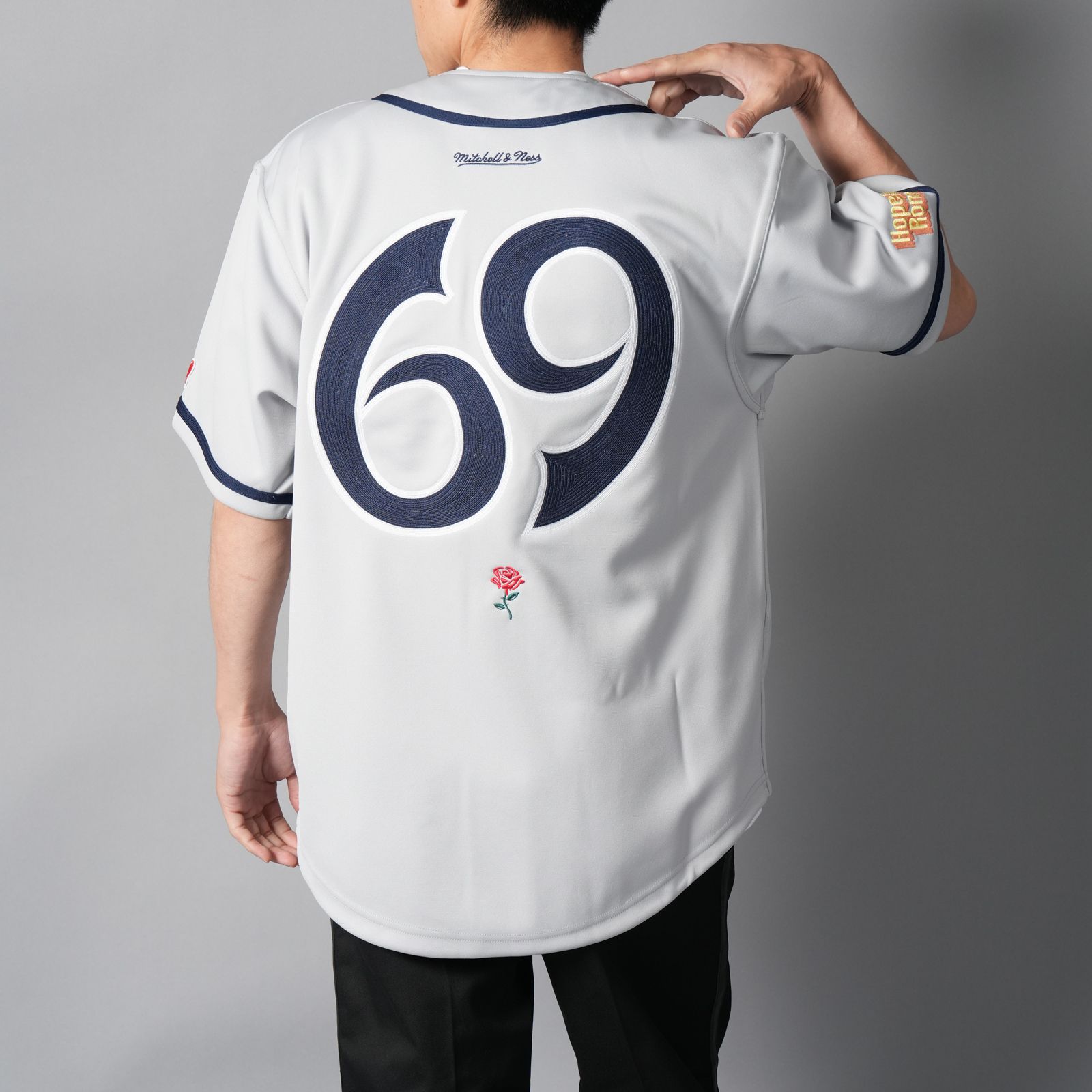 【コラボ】EU-HR8-0000-C02 / EU BASEBALL JERSEY / ベースボールジャージ (グレー)
