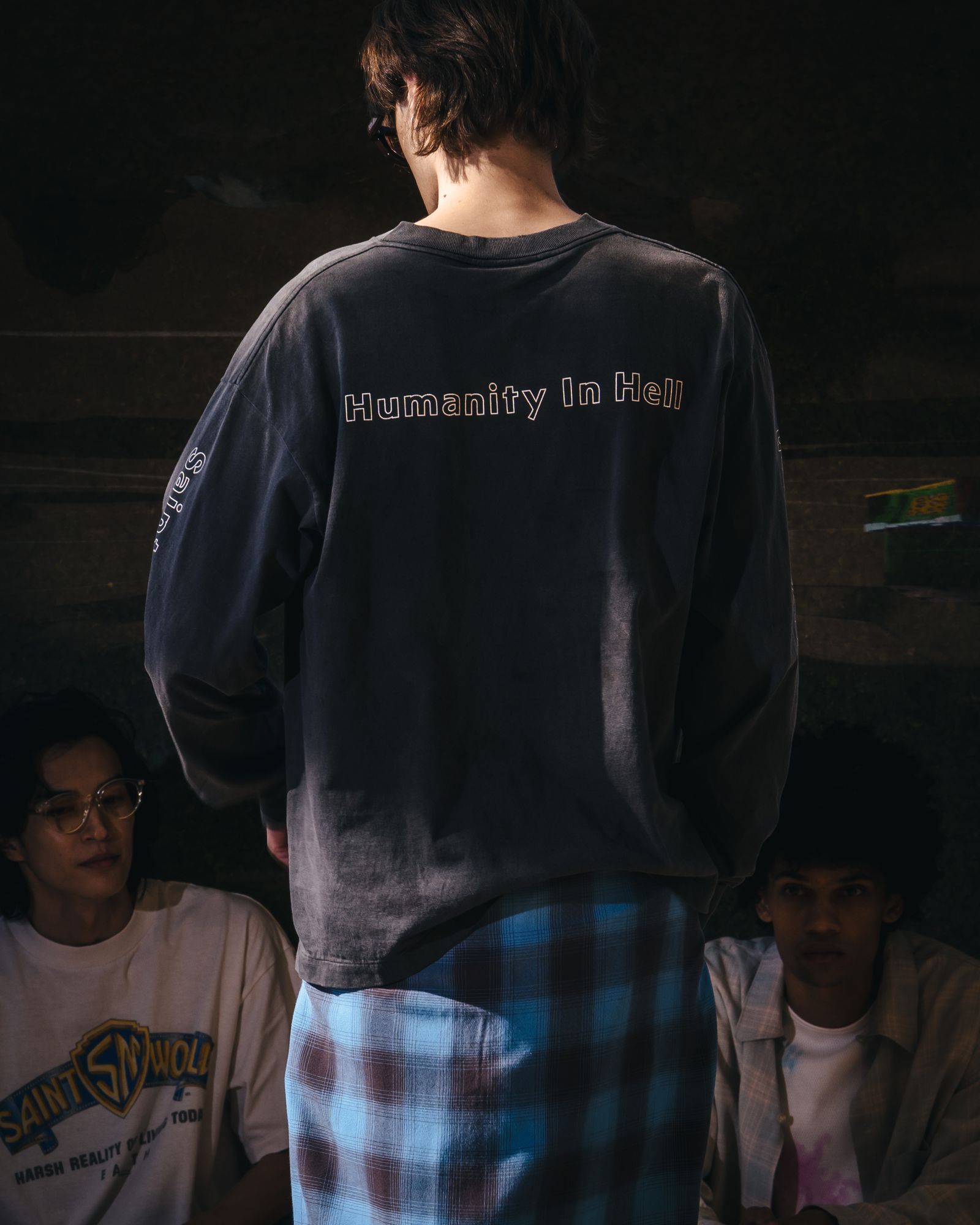 SM-MK8-0000-027 / LS T-SHIRT / SAINT DEVOTION / BLK / ロンT・カットソー (ブラック)