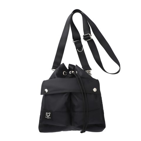 【ラスト1点】【限定】BASICKS x RAMIDUS Helmet Purse Bag / ヘルメッドバック (ブラック) S1.5-1101 BASICKS