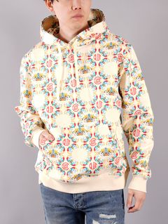 ラスト1点 / CHINESE PRINT HOODIE / チャイニーズ プリントフーディー (クリーム)