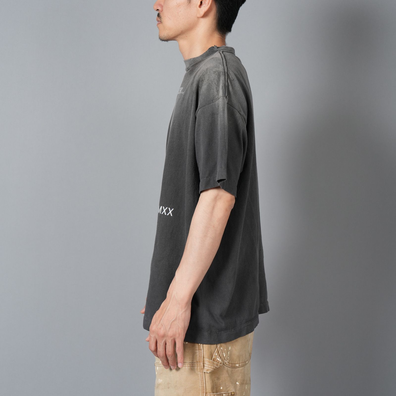 【ラスト1点】SM-HR8-0000-007 / SS TEE / EGG / BLACK / Tシャツ (ブラック)