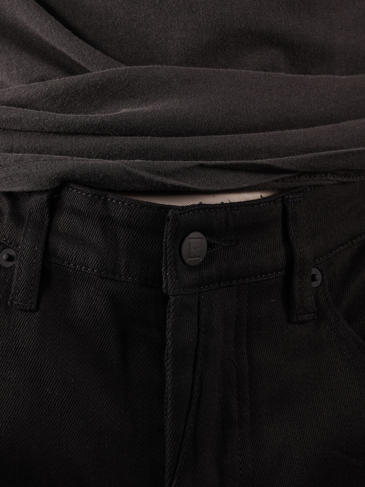 ラスト1点 / VAN WINKLE DENIM PANTS  - デニムパンツ (ACE BLACK SLICE)