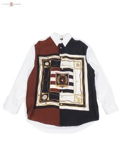 【ラスト1点】 HCM ARCHIVE FIT FOULARD SHIRT / 長袖シャツ (ホワイト)