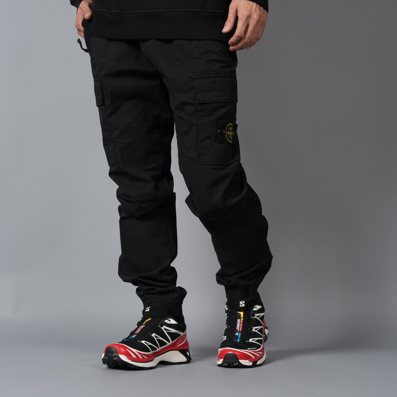 3100031 SUPIMA® COTTON TWILL STRETCH-TC [レギュラーフィット](ブラック)