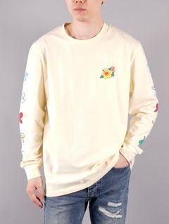 FLOWERS PRINT LS TEE / フラワーズ プリント ロングスリーブ ティー (クリーム)