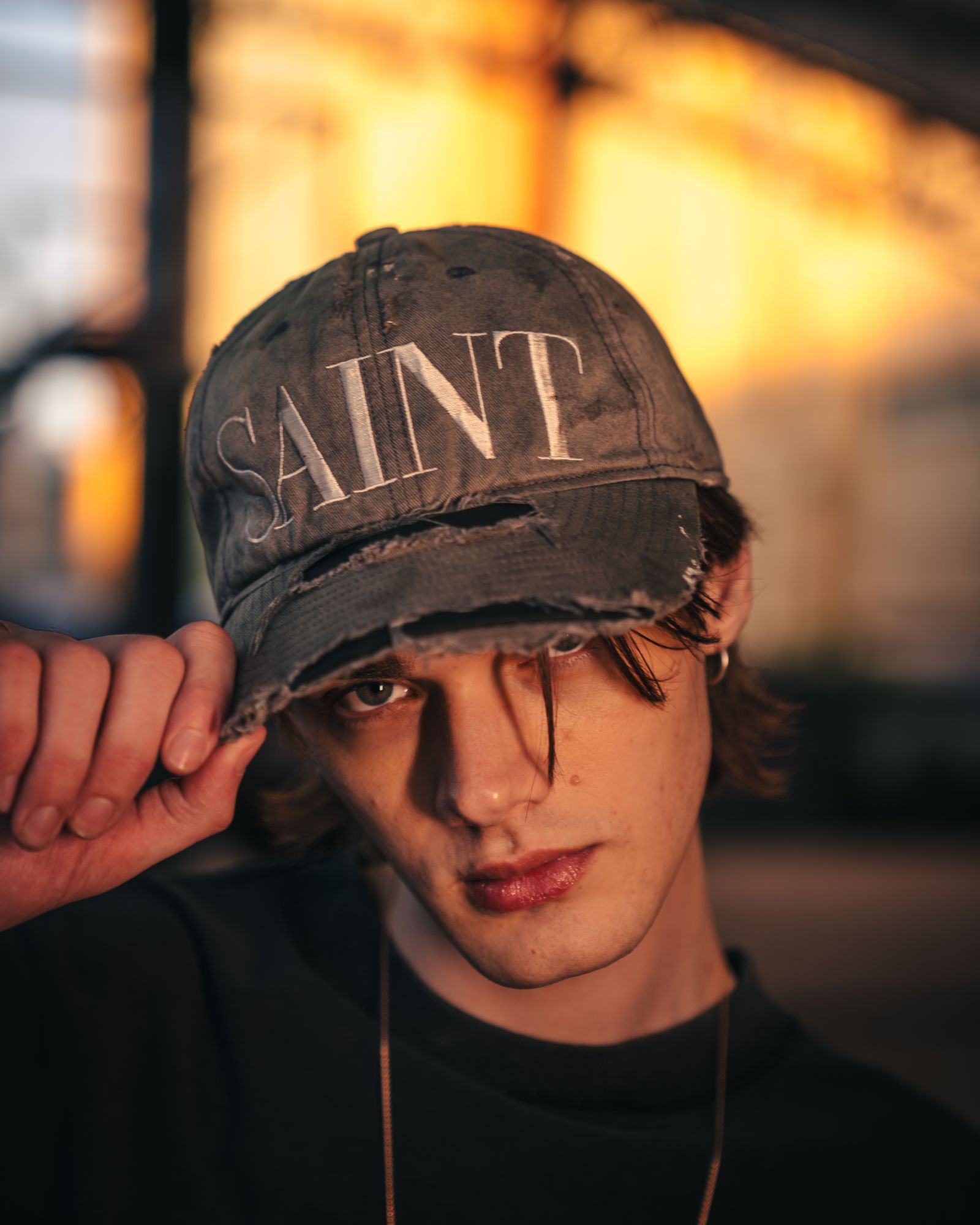 帽子 S M SAINT M×××××× - SM-MK8-0000-082 / CAP / SAINT / CHARCOAL / CAP