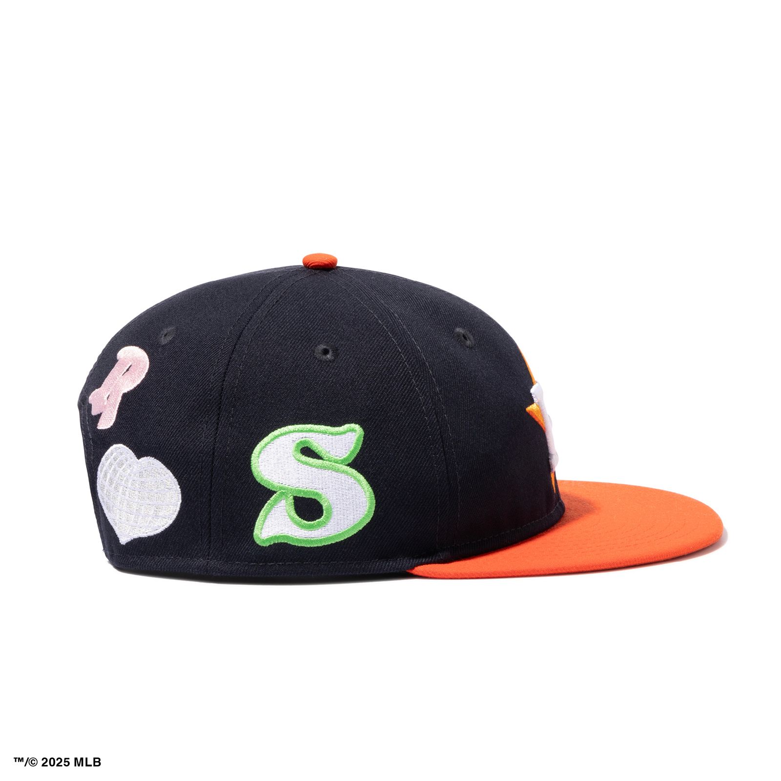 【残りわずか】【コラボ】SM-HR8-0000-C48 / NE_CAP / ASTROS / NAVY+ORANGE / スナップバック (ネイビー/オレンジ)