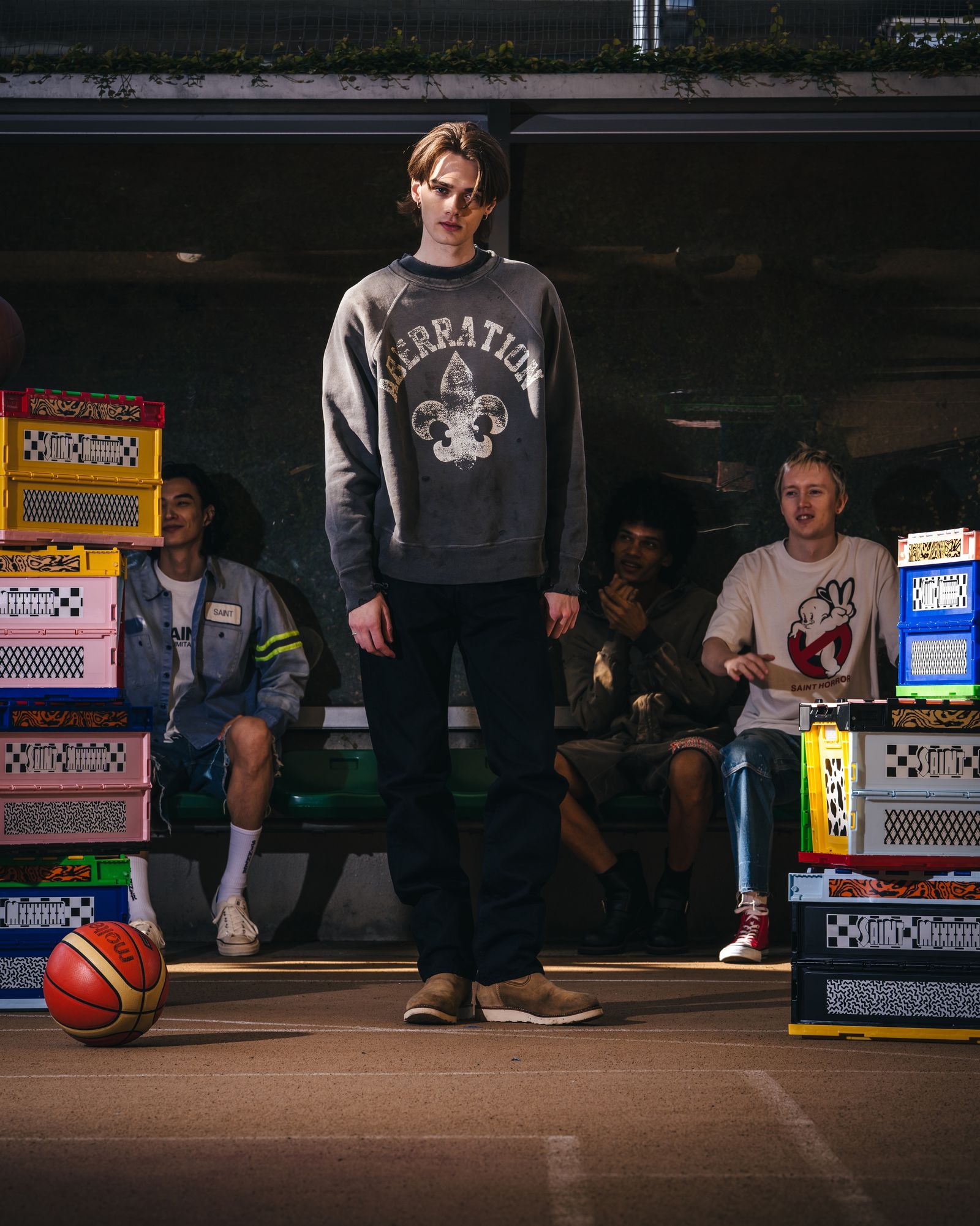 SM-MK8-0000-054 / CREW NECK SWEAT / スウェット・トレーナー (ブラック)