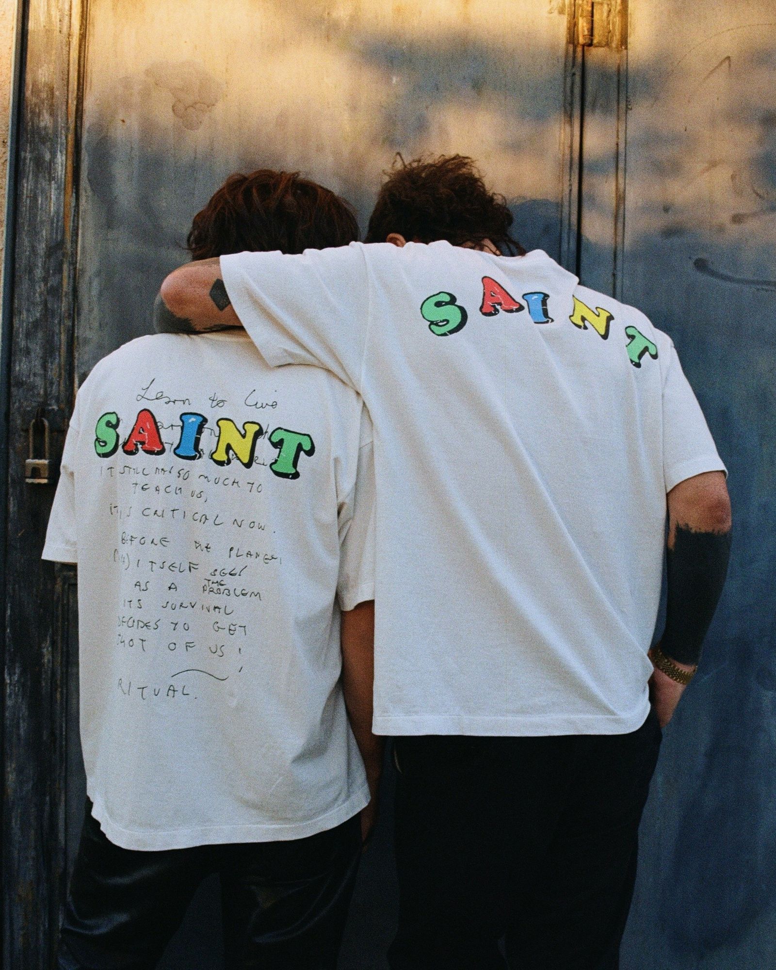 【コラボ】SM-MK8-0000-C02 / JR_SS T-SHIRT / MASK / WHITE / Tシャツ (ホワイト)