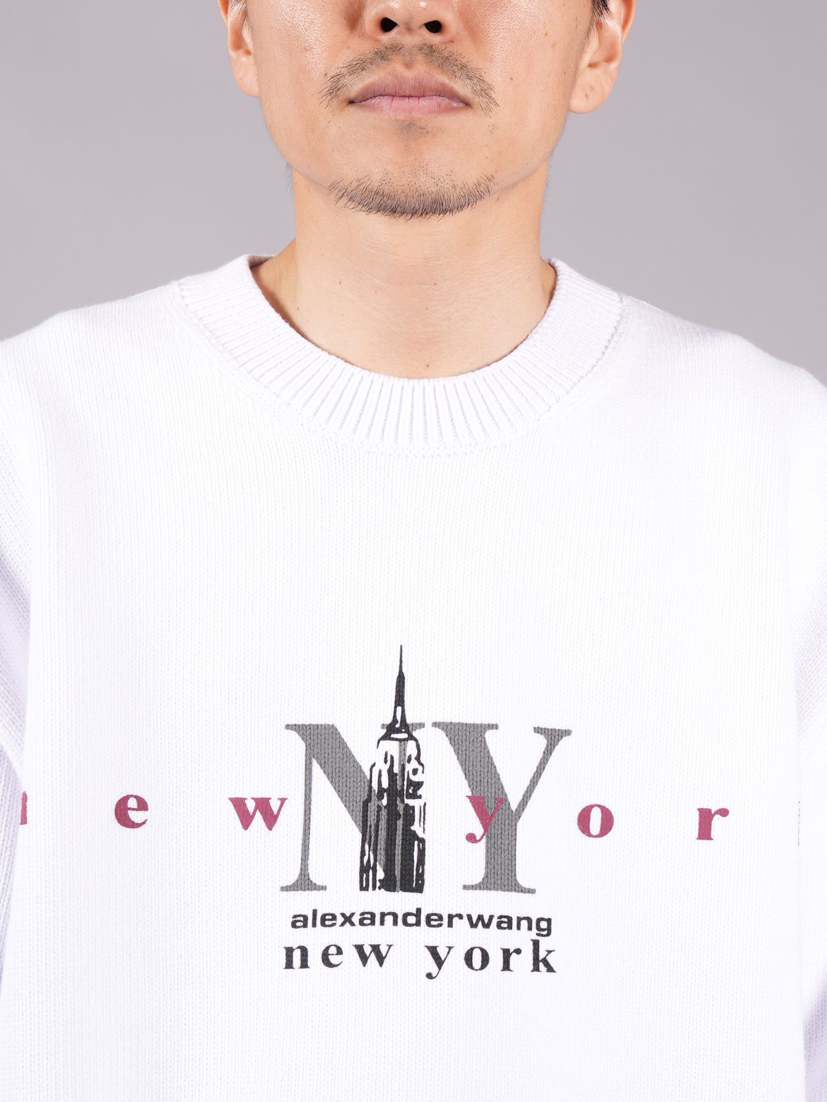 アレキサンダーワン 20SS ロゴ プリント オーバーサイズ Tシャツ