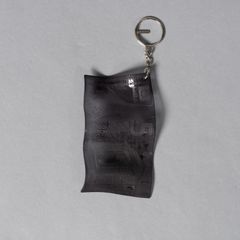 ACRYLIC KEYRING / アクリルキーリング / EURO / ユーロ (ブラック)