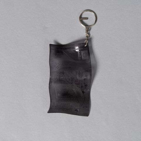 ACRYLIC KEYRING / アクリルキーリング / EURO / ユーロ (ブラック)