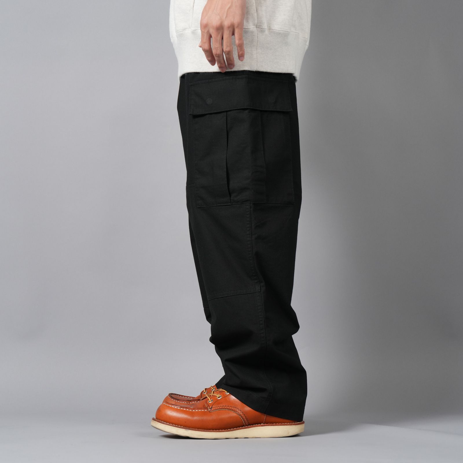 【ラスト1点】RIPSTOP CARGO PANTS / リップストップカーゴパンツ (ブラック)