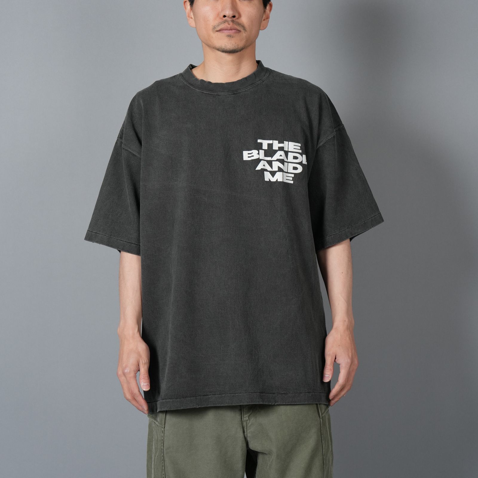 【ラスト1点】[BLEACH / ブリーチ]  TBLM24AM008 / S/S T-Shirt (ZANPAKUTOU) / Tシャツ (ブラック)