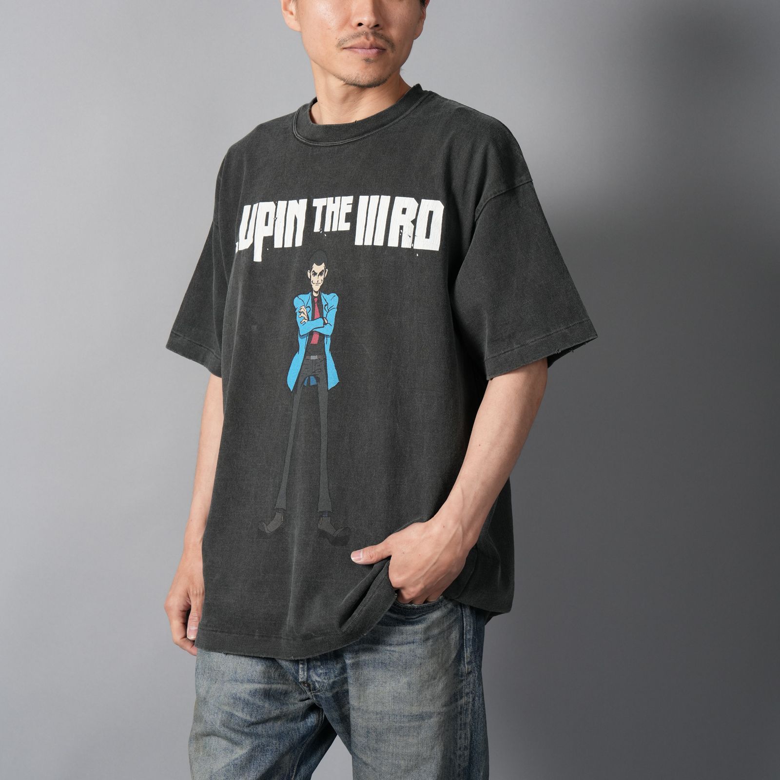 [LUPIN THE IIIRD]  S/S T-Shirt  (LUPIN) / Tシャツ (ブラック)