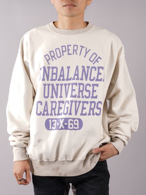 ラスト1点 / SM-S22-0000-039 / SWEAT SHIRT / COLLEGE / スウェットシャツ  (グレー)