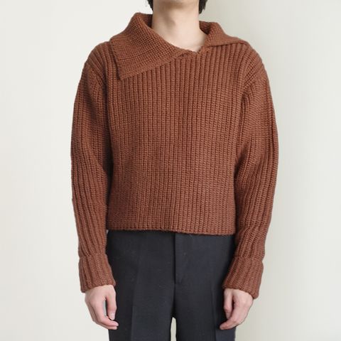 RIB KNIT / リブニット (ブラウン)