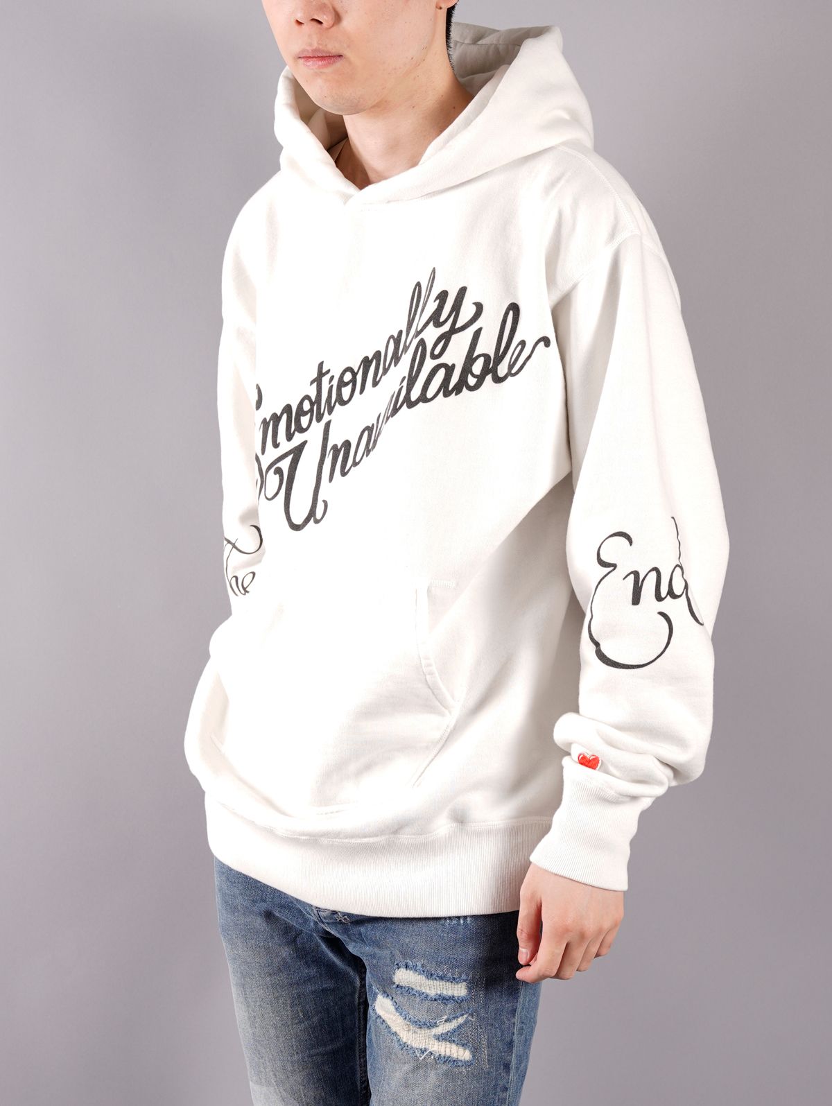 【Emotionally Unavailable】PNK-SPKE HDIE◇パーカー EMOTIONALLY UNAVAILABLE/パーカー/XL/コットン/CRM