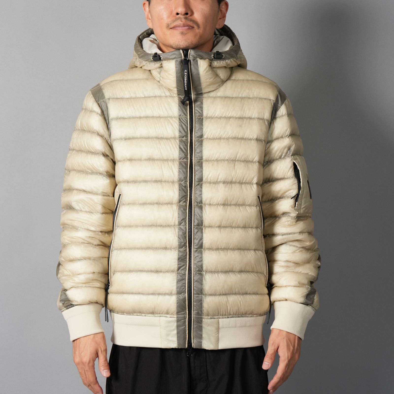 【残りわずか】D.D. Shell Hooded Lens Down Jacket / フーデッド レンズ ダウンジャケット (シルバーバーチ)