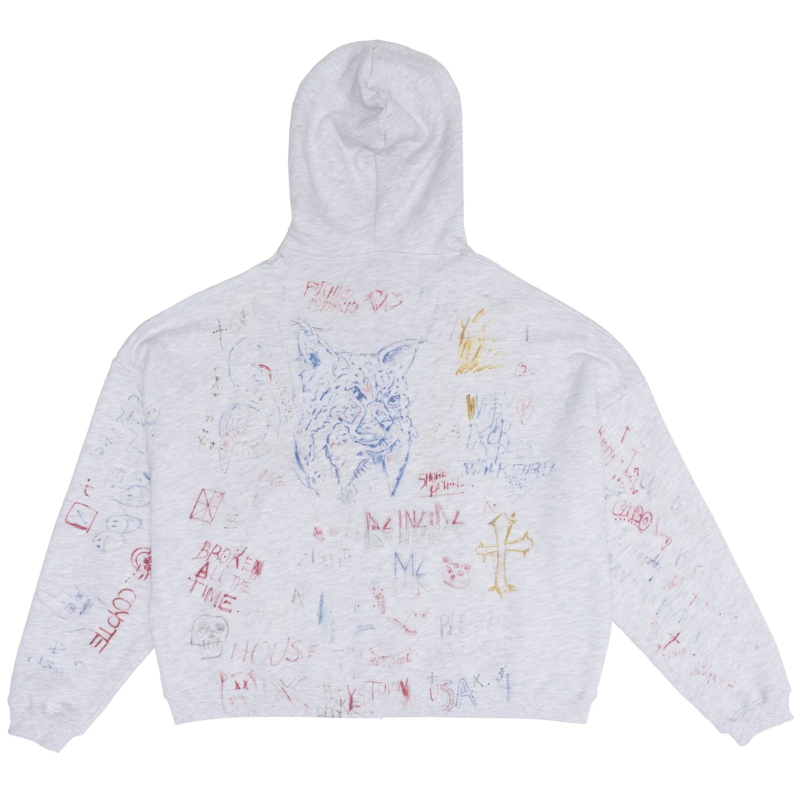JOSHUA TREE DOUBLE ZIP HOODIE / ジップアップフーディー・パーカー (グレー)