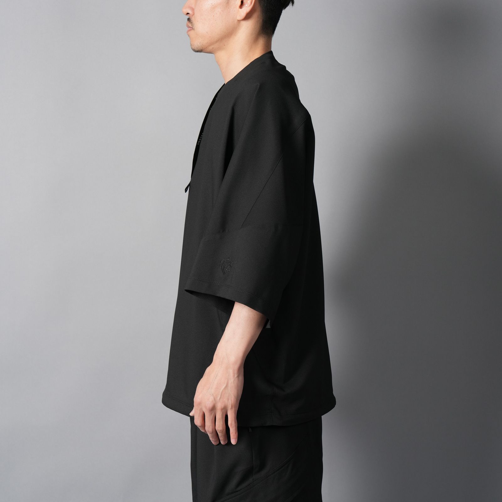 【GHOST】WOVEN WATER-REPELLENT NINJA T-SHIRTS / ニンジャTシャツ(ブラック)