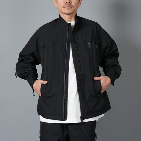【限定】WINDSTOPPER BY GORE-TEX LABS 30DY/TR2 3L SHIRT BLOUSON / ゴアテックス ラボ スリーレイヤー / シャツ ブルゾン [防水・防風] (ブラック)