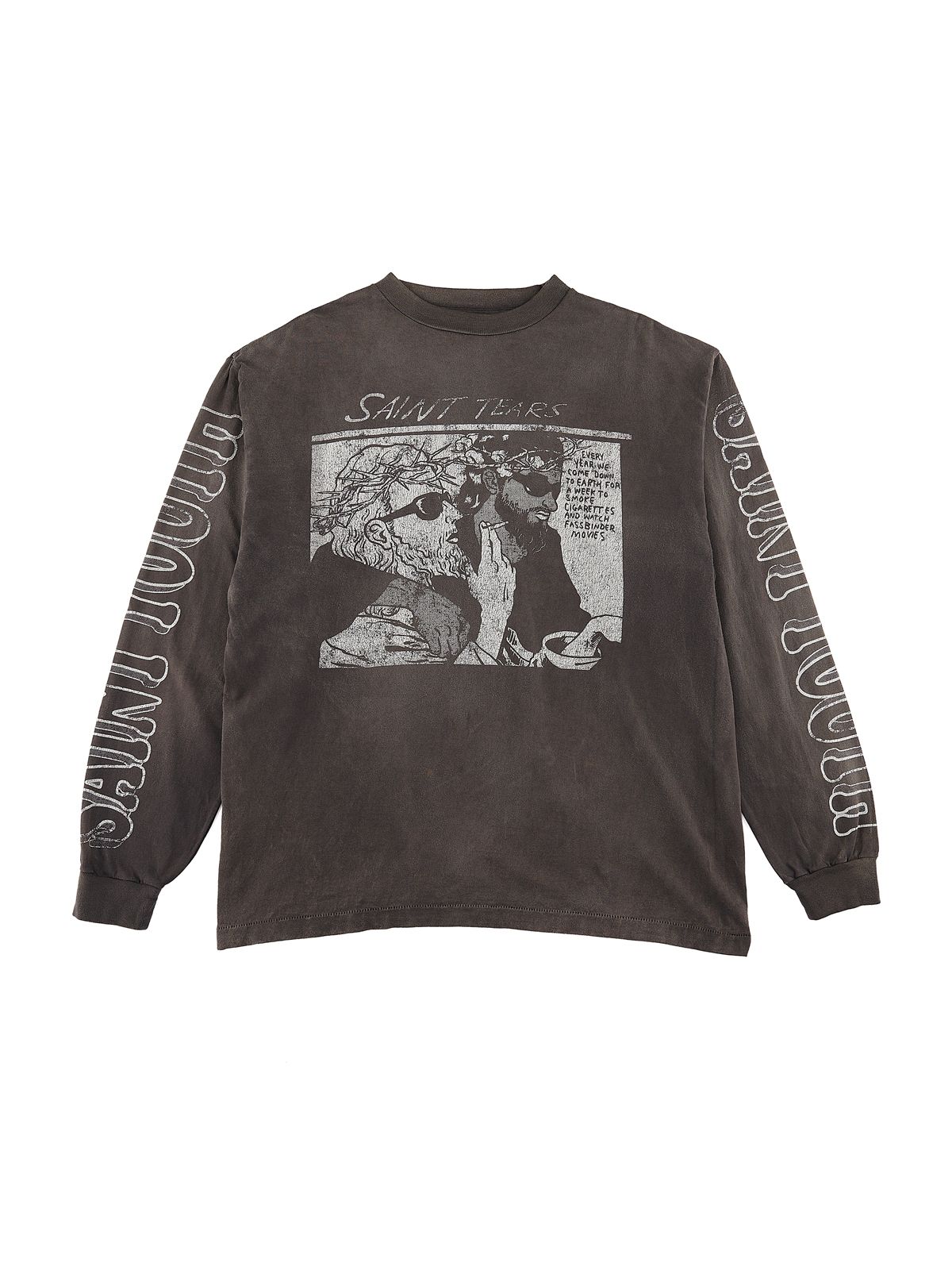 SAINT MICHAEL 21AW LS TEE_SATAN サタン ヴィンテージ加工 長袖T