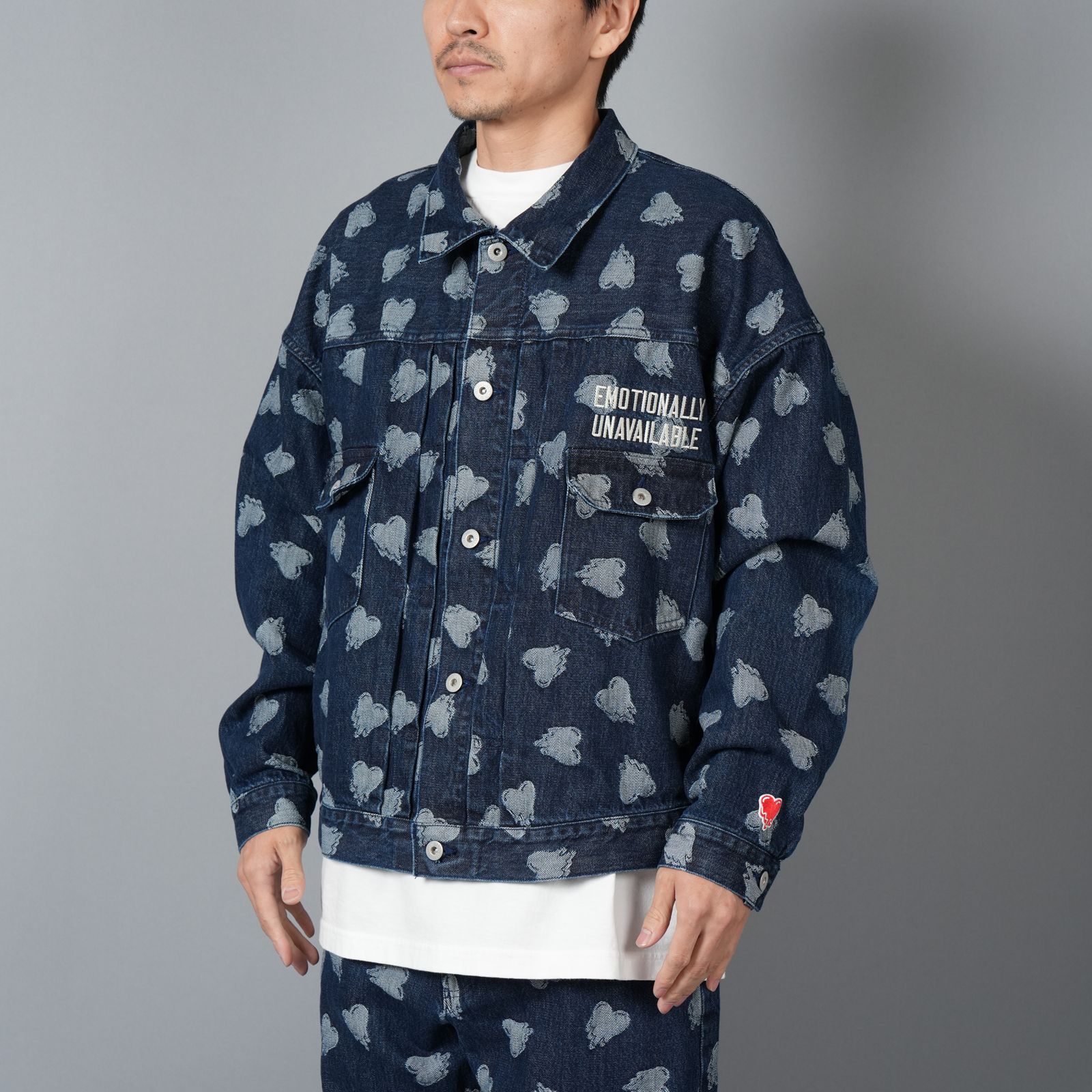 【ラスト1点】EU-HR8-0000-001 / EU DENIM JACKET / BLUE / デニムジャケット (ブルー)