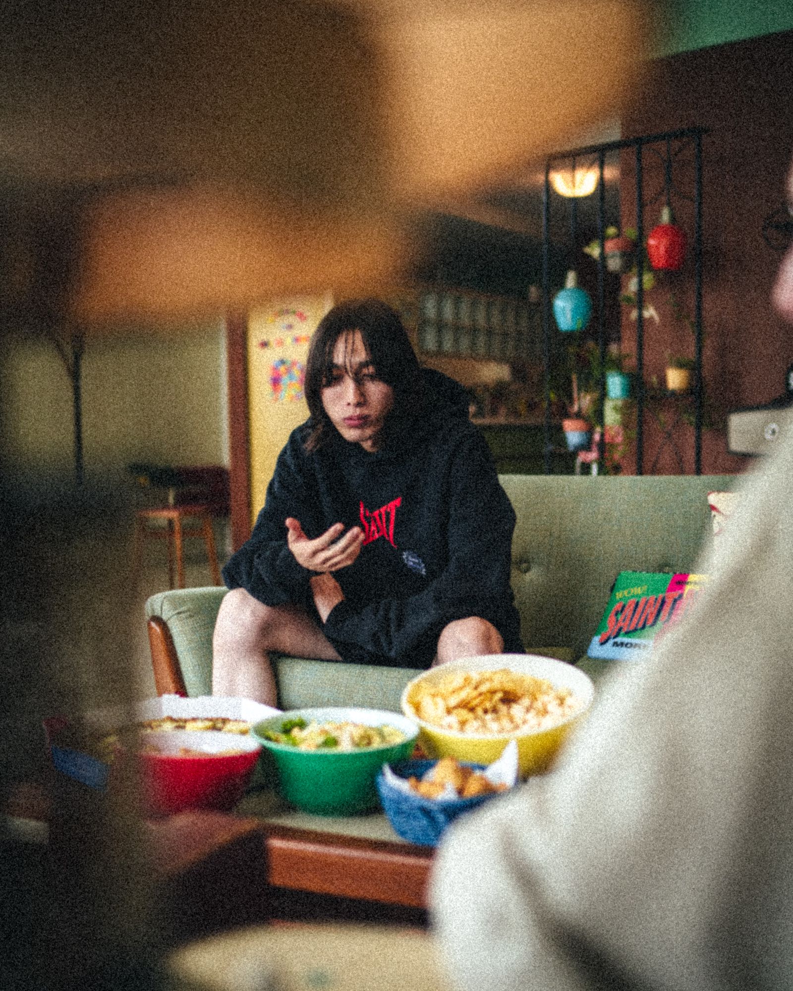 【ラスト1点】SM-YS8-0000-035 / HOODIE / SAINT / BLACK / パーカー・フーディー  (ブラック)