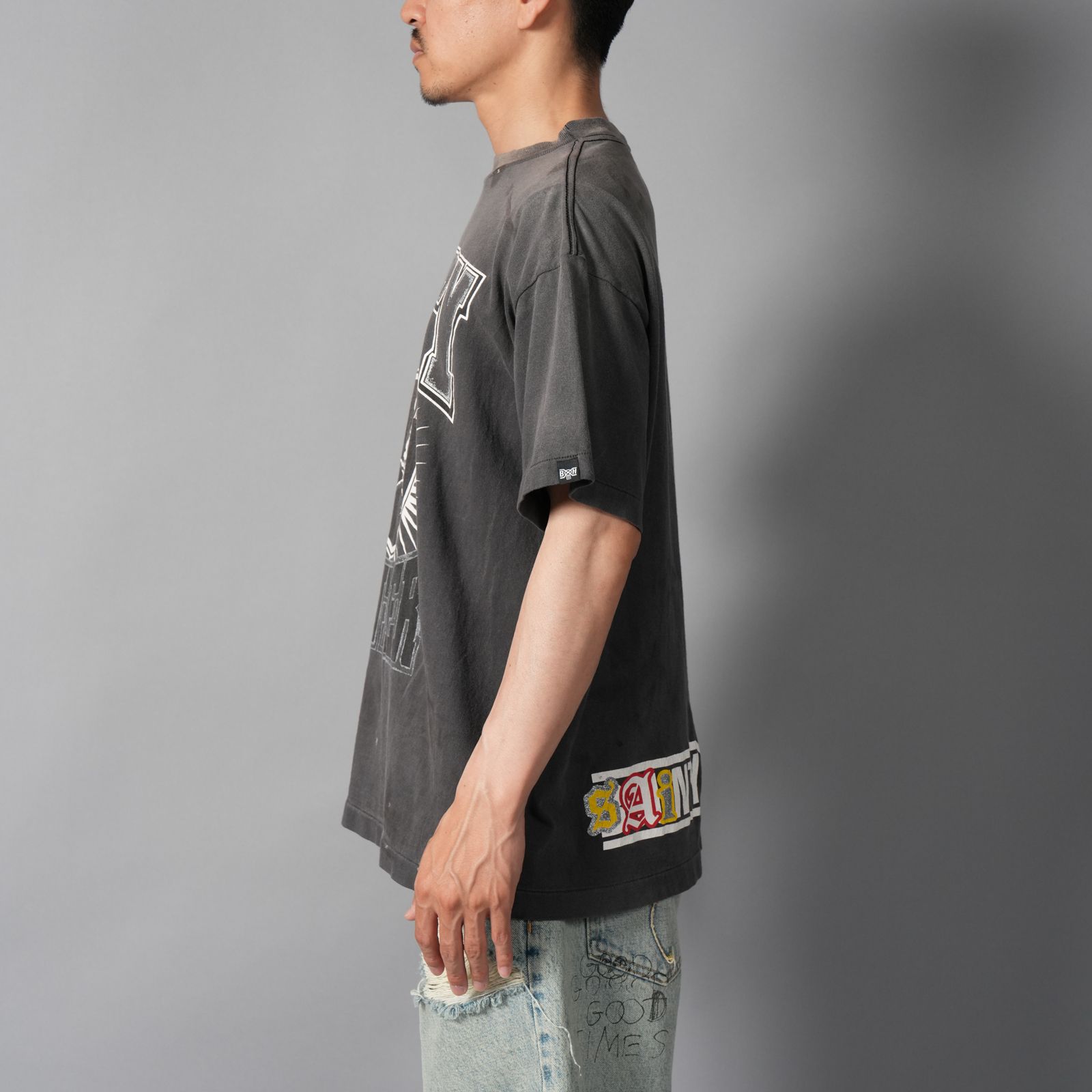【残りわずか】【コラボ】SM-MK8-0000-C29 / BH_SS T-SHIRT / SAINTY HUNTER / BLACK / Tシャツ  (ブラック)