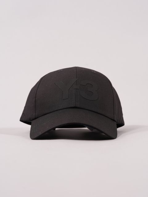 Y-3 LOGO CAP / ワイスリー ロゴキャップ (ブラック)