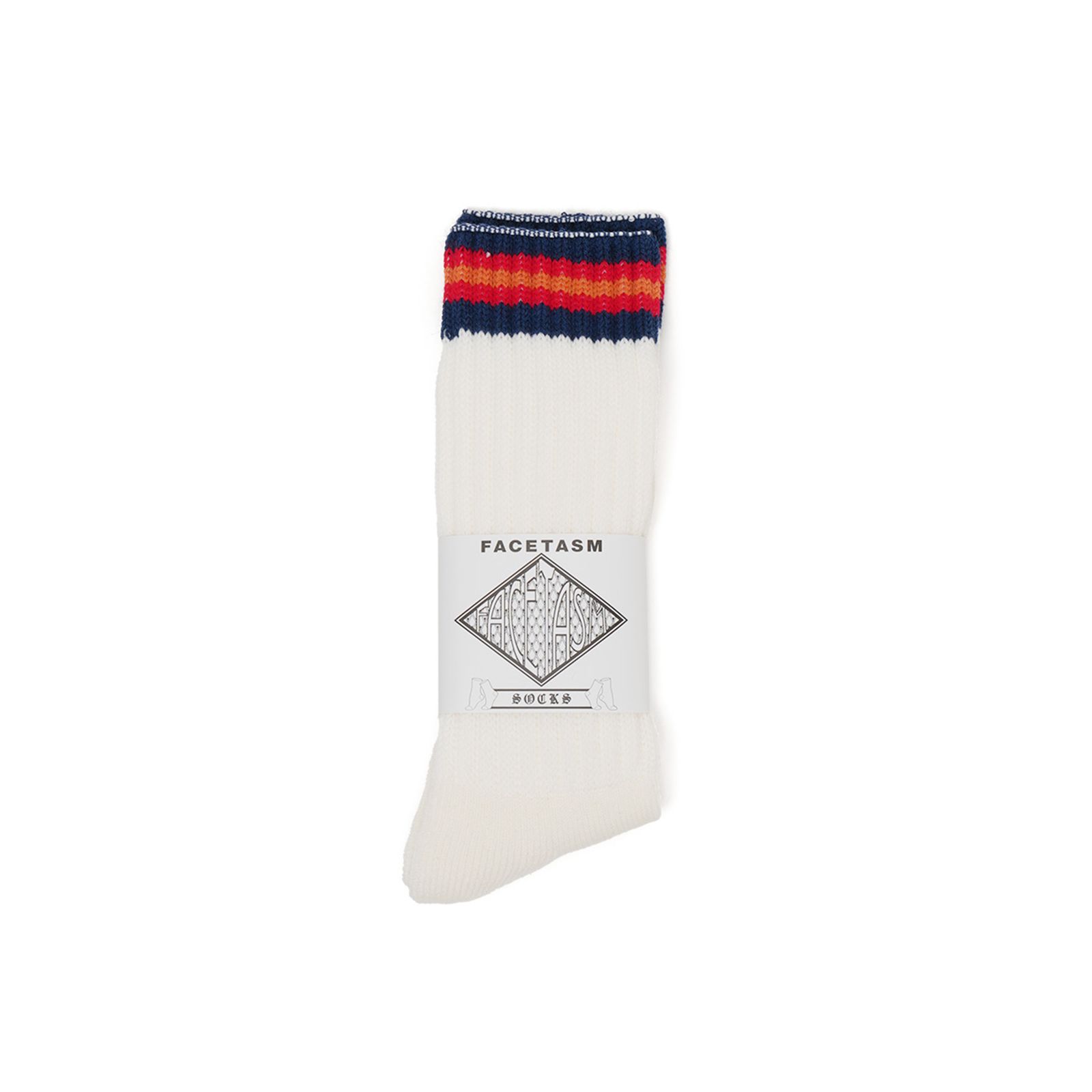 RIB SOCKS / リブソックス  (ホワイト)