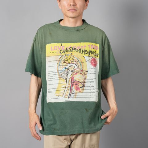 【残りわずか】【限定】SM-YS1-0000-C04 / CP_SS TEE / LOVE OF SNT / GN / Tシャツ (グリーン)