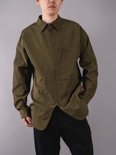 【ラスト1点】 M CLASSIC LGT RIPSTOP OVER SHIRTS / クラシック リップストップ オーバーシャツ (カーキ)