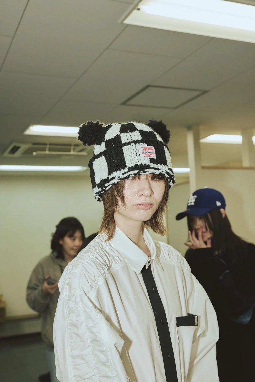 BASICKS - 【予約商品】Checkered Flag Bear Beanie / ベアー