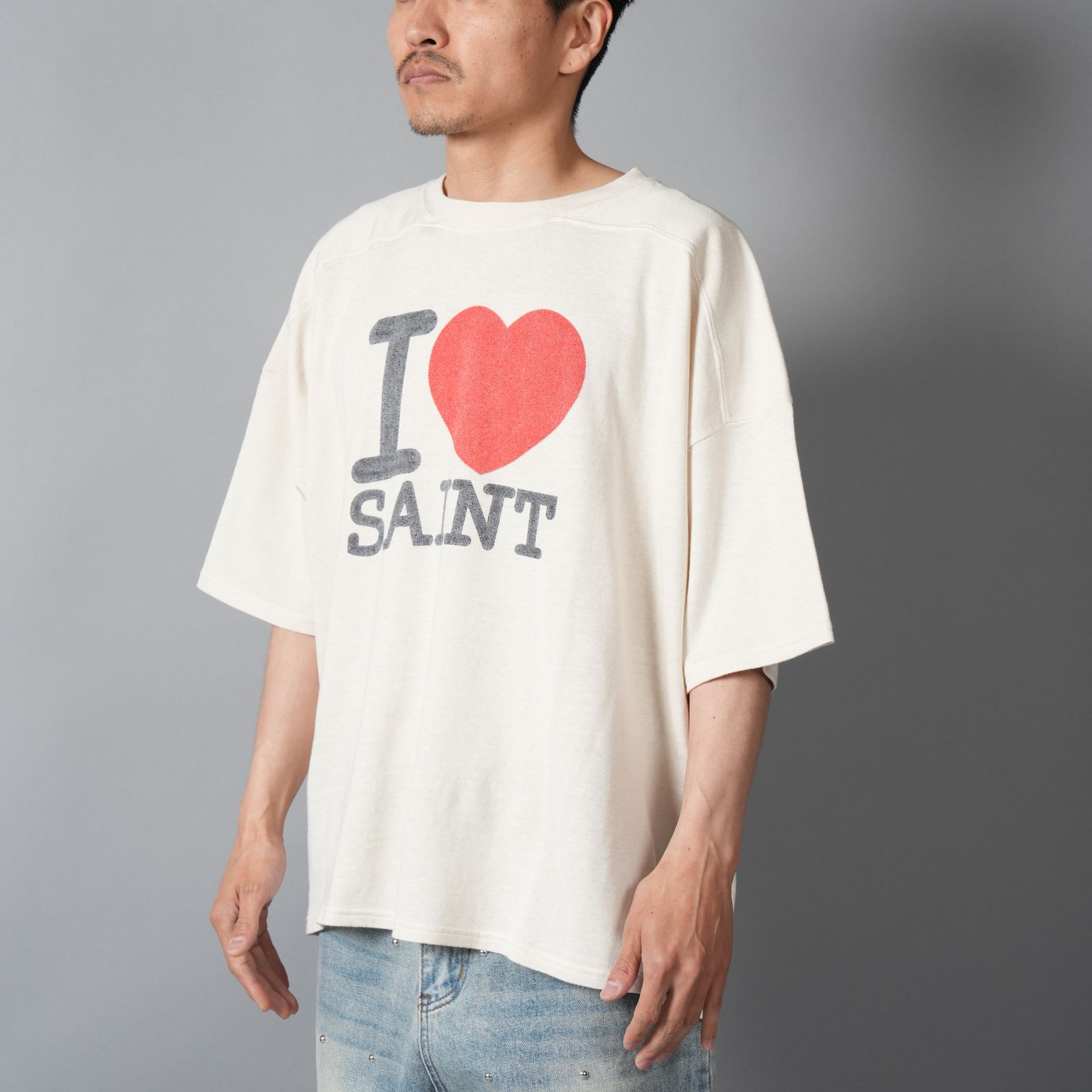 【残りわずか】SM-MK8-0000-025 / SS T-SHIRT / FOOTBALL / WHITE / フットボールTシャツ (ホワイト)
