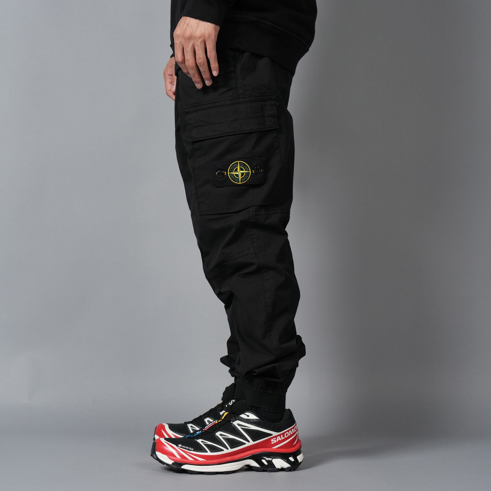 3100031 SUPIMA® COTTON TWILL STRETCH-TC [レギュラーフィット](ブラック)