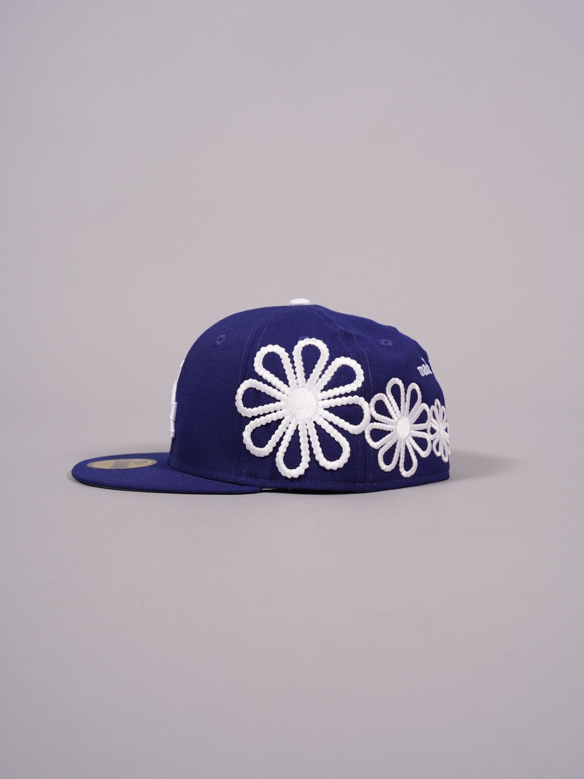 【残りわずか】 ROYAL LA W/WHITE DODGERS FITTED /  59FIFTY / ベースボールキャップ 【カスタム】  (ブルー/グレー)