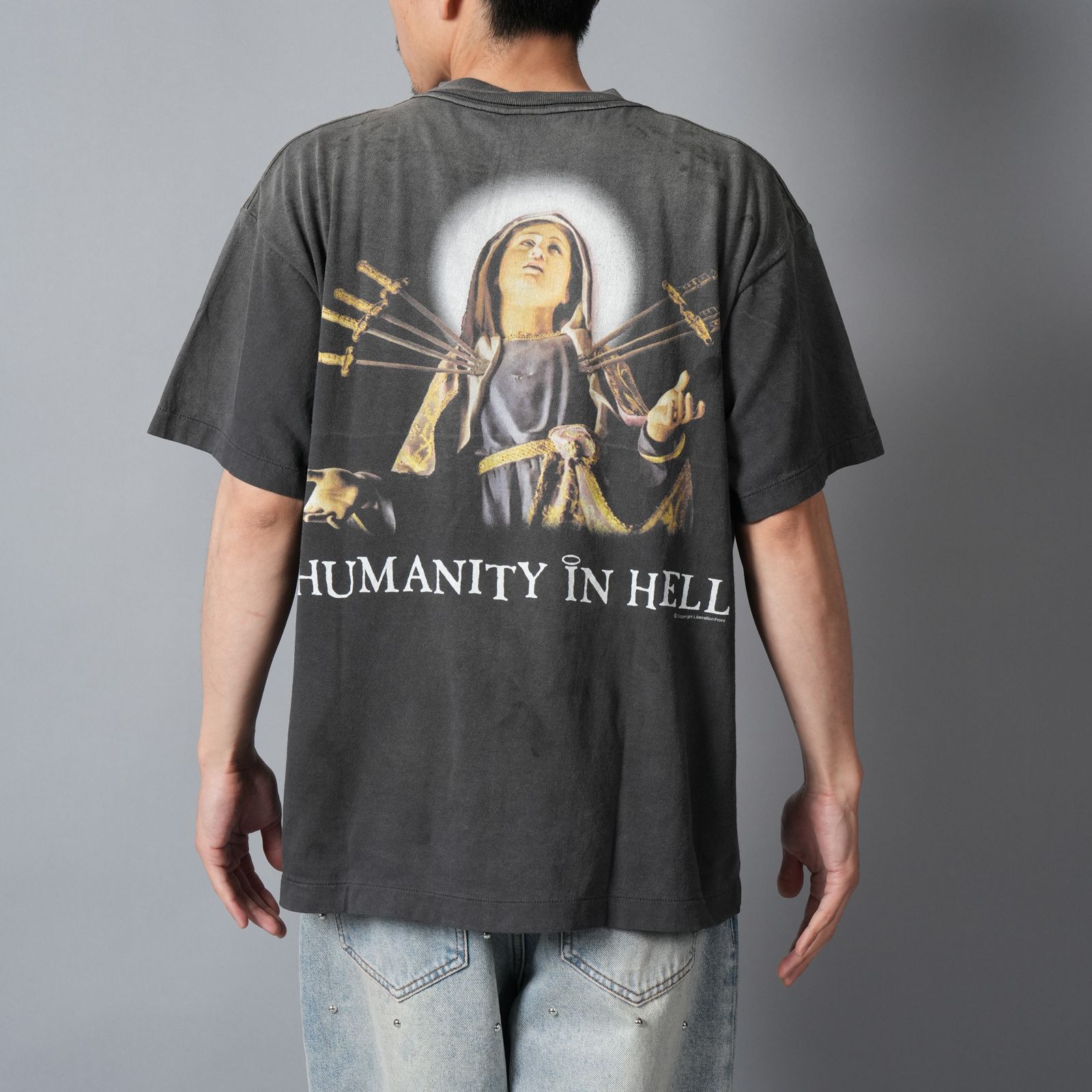 【ラスト1点】SM-MK8-0000-002 / SS T-SHIRT / JESUS / BLACK / Tシャツ (ブラック)