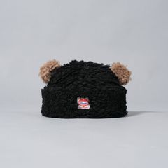 【残りわずか】【再入荷】Bear Beanie / ベアービーニー (ブラック/ブラウン)