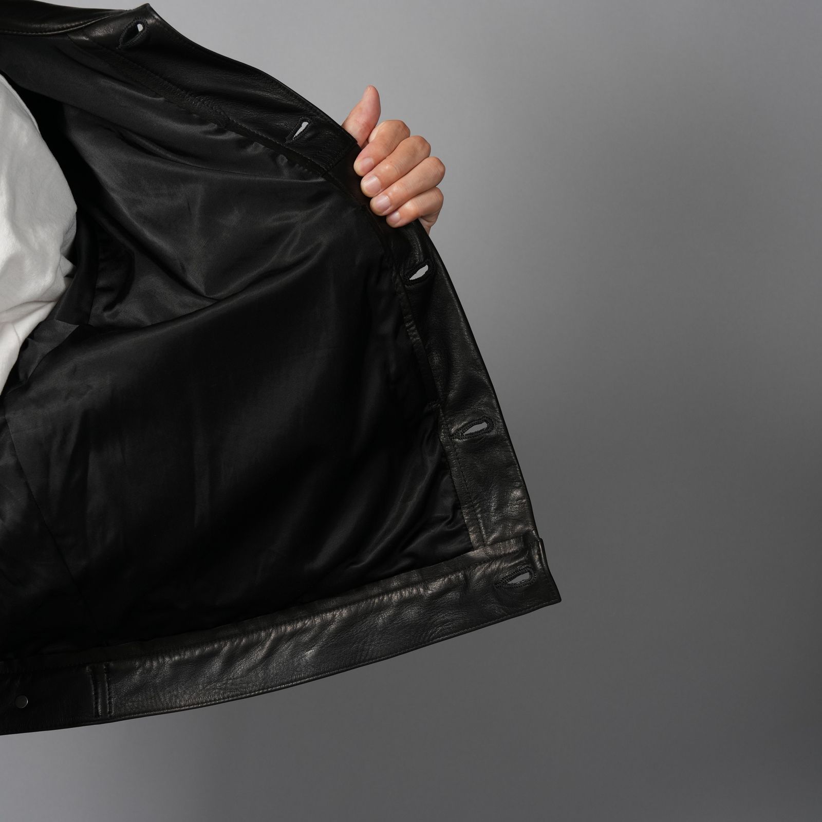 TRUCKER JACKET / トラッカージャケット -Black Luxe- (ブラック)