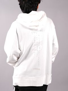 【ラスト1点】U CH1 LOGO HOODIE  / ユニセックス チャプターワン ロゴフーディー (ライトホワイト)