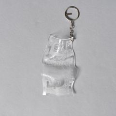 ACRYLIC KEYRING / アクリルキーリング / £ / ポンド (クリア)