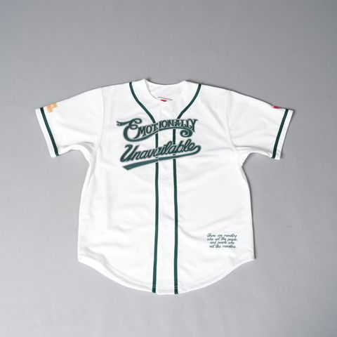【コラボ】EU-HR8-0000-C01 / EU BASEBALL JERSEY / ベースボールジャージ (ホワイト)