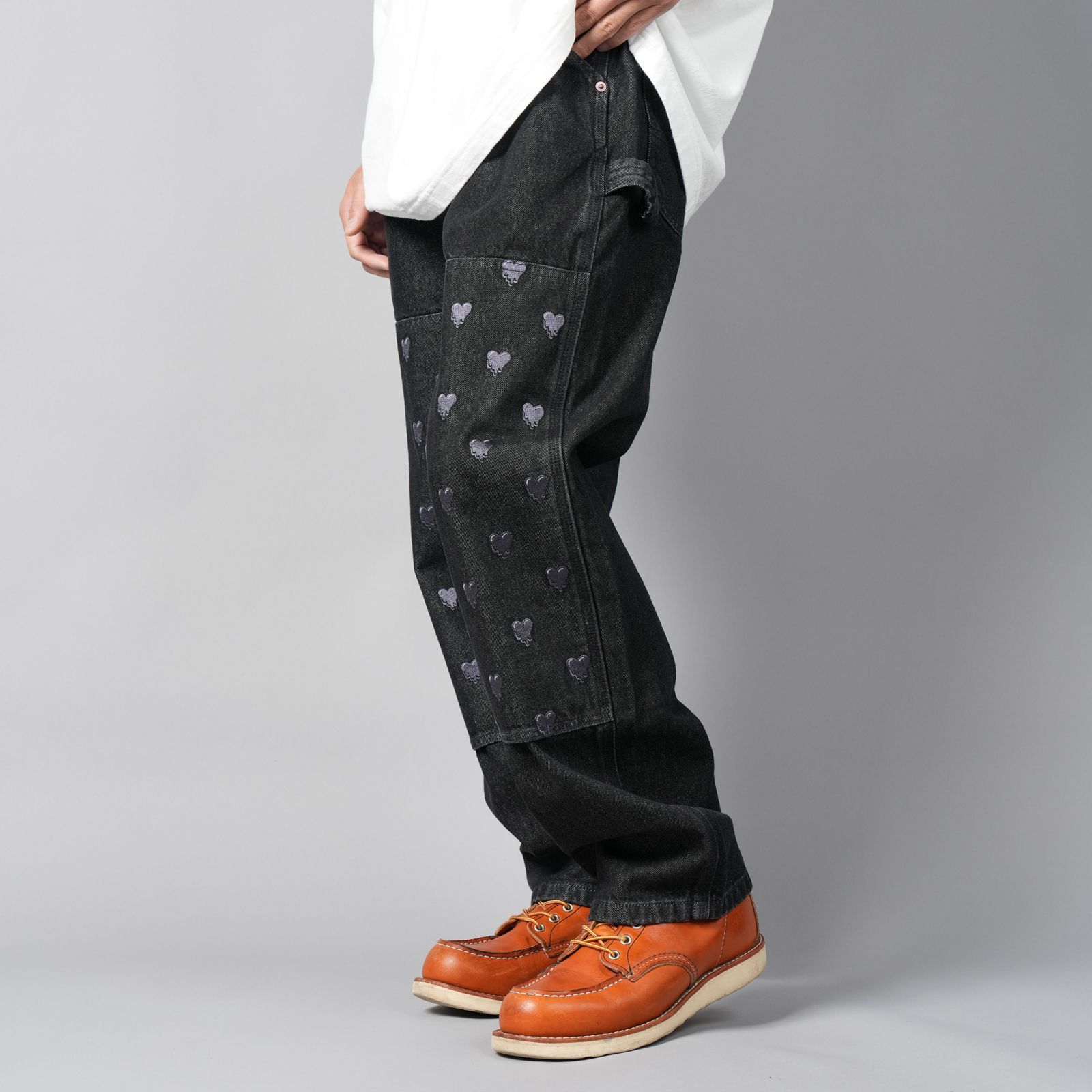 Emotionally Unavailable - 【ラスト1点】LOGO PATTERN DENIM Emotionally Unavailable - 【ラスト1点】LOGO PATTERN DENIM