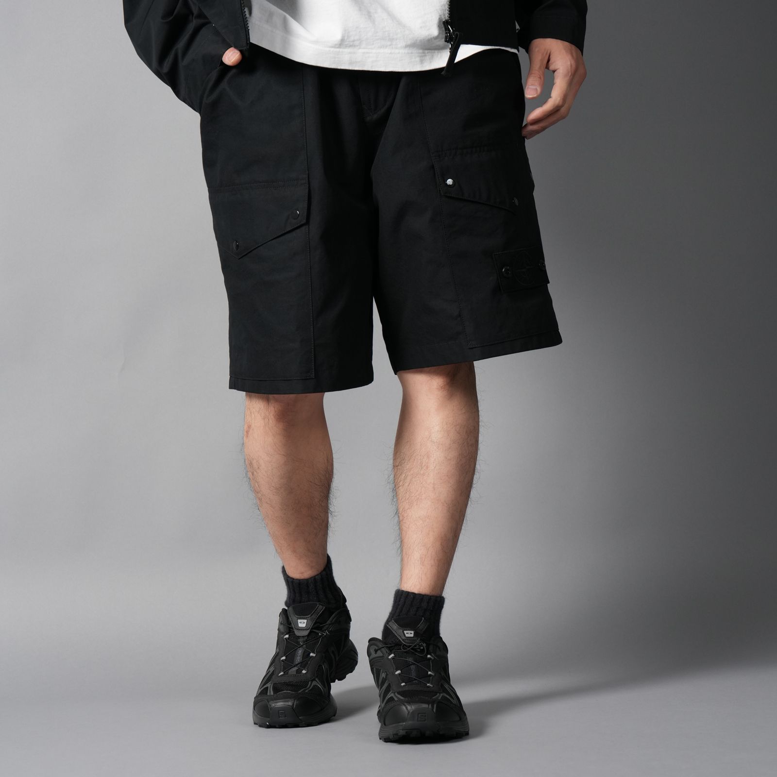 L100004 / ALL-WEATHER COTTON CANVAS_S.I. GHOST / カーゴパンツ (ブラック)