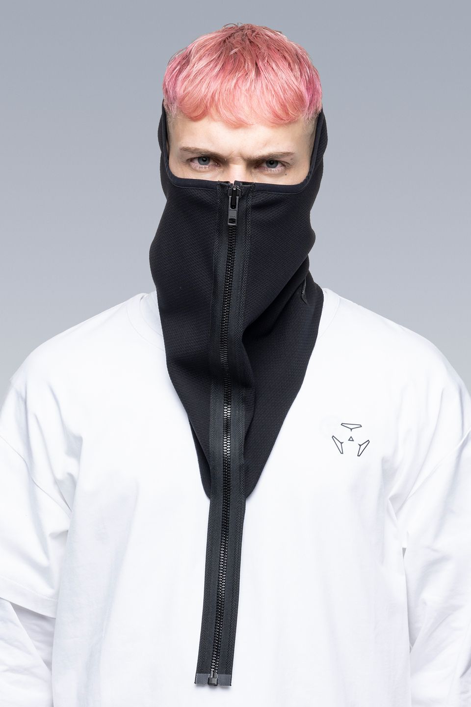 【ラスト1点】NG4-SS / Modular Zippered schoeller  3XDRY WB-400 Neck Gaiter / ネックゲイター [ストレッチ入り] (ブラック)