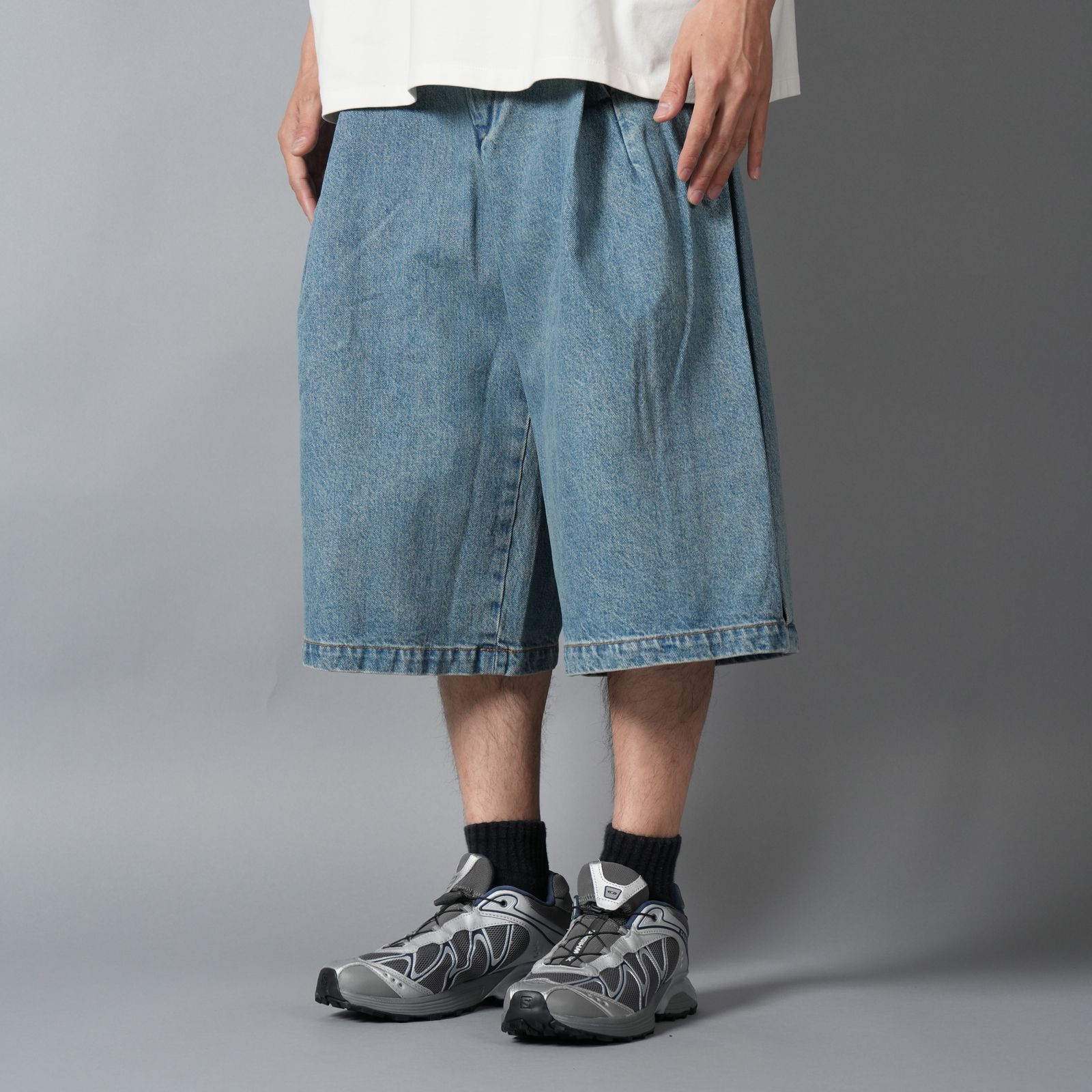 DENIM 410 BERMUDA JORTS / デニムショーツ (ヴィンテージタイブルーウォッシュ)